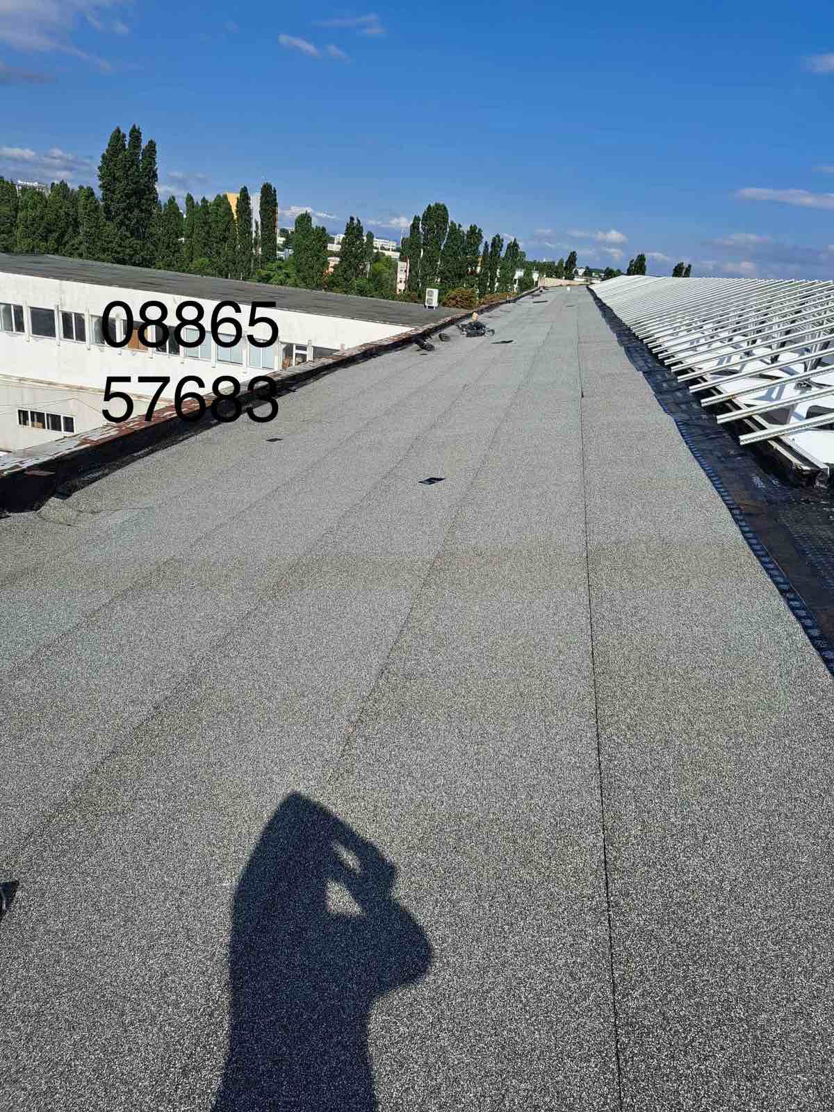 Залепване на 2-пласта хидроизолация с газопламъчна горелка Пазарджик